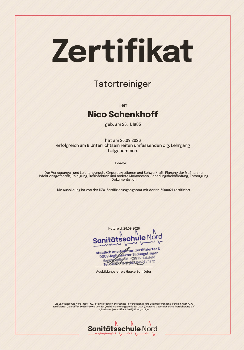 Fachkunde für verantwortliche Personen gem. § 53 Kreislaufwirtschaftsgesetz (KrWG)